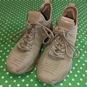 Mad Love Mandy sneakers in Blush rhinestone Chunky heel